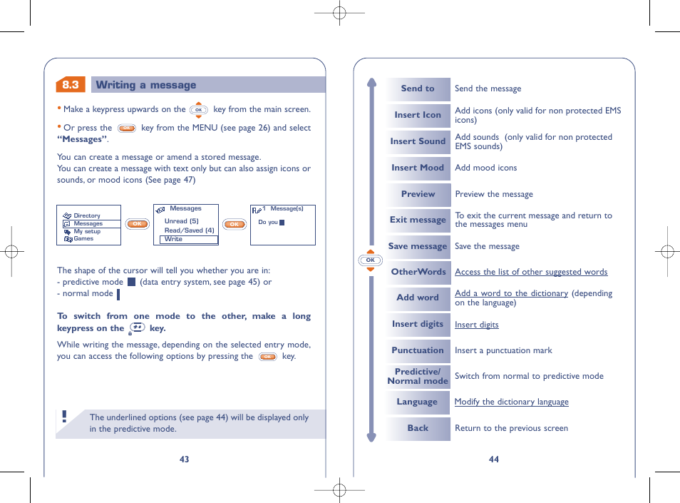 Alcatel OT331 User Manual | Page 23 / 48