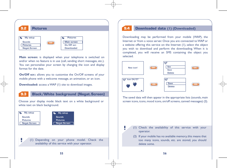 Alcatel OT331 User Manual | Page 29 / 48