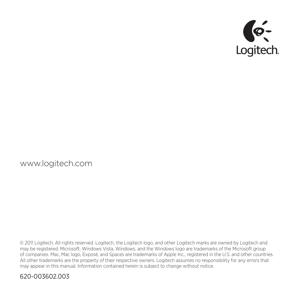 Logitech M525 User Manual | Page 64 / 64