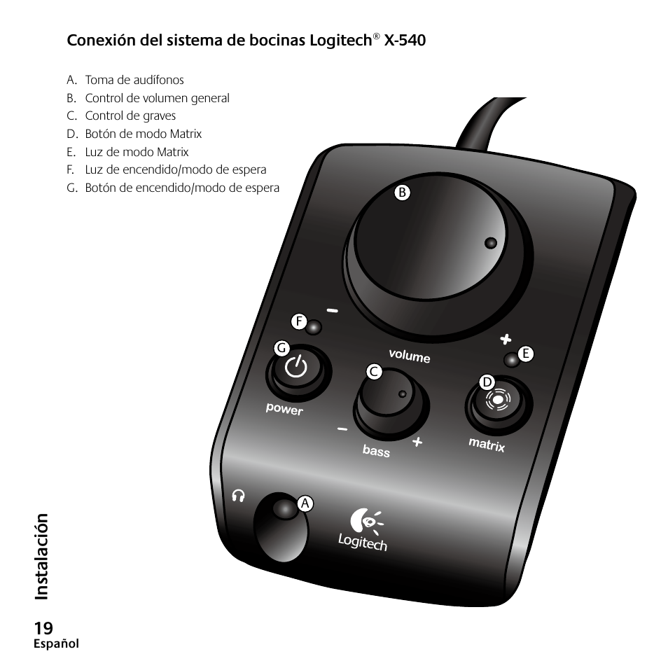 Logitech Speaker System X-540 User Manual | Page 20 / 28