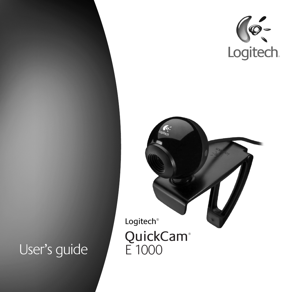 Logitech QuickCam E1000 User Manual | 12 pages