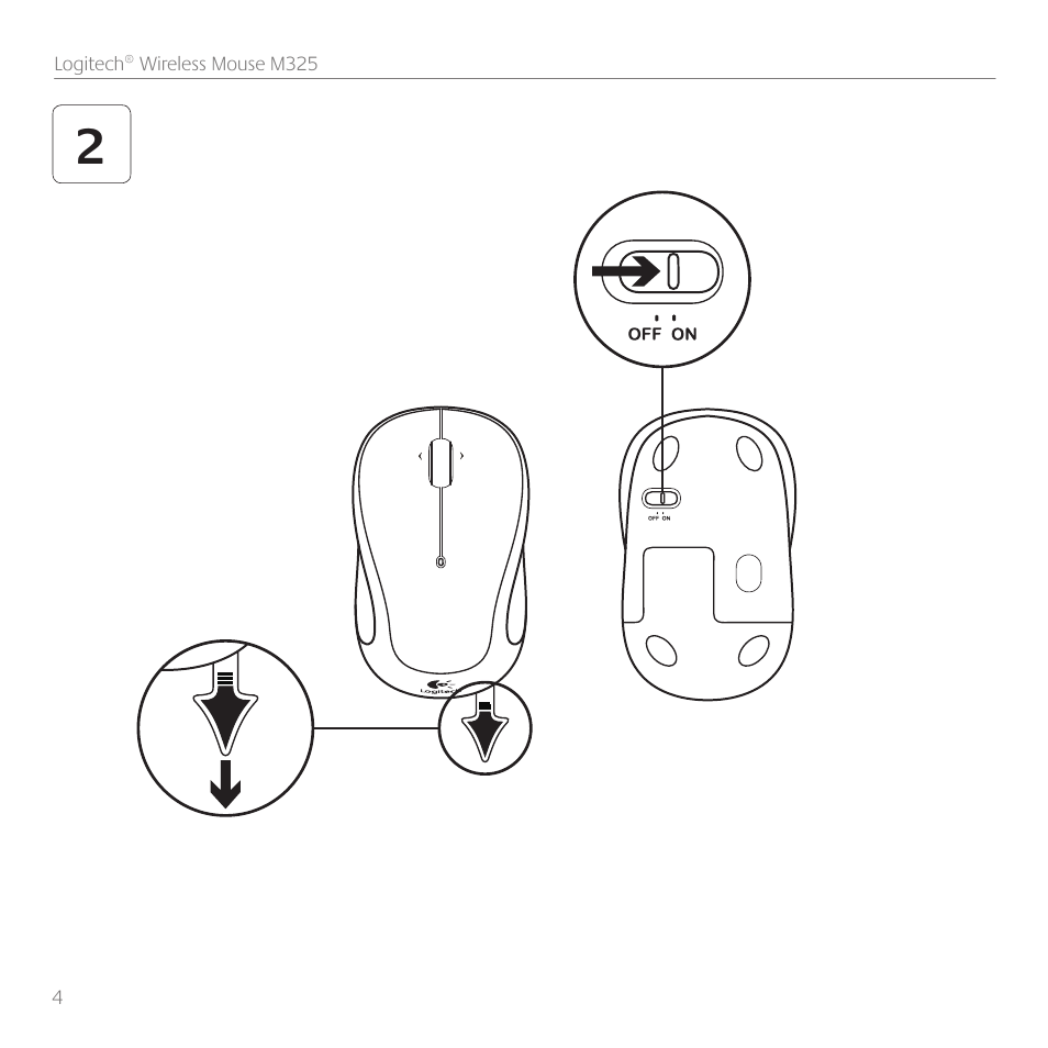 Logitech M325 User Manual | Page 4 / 36