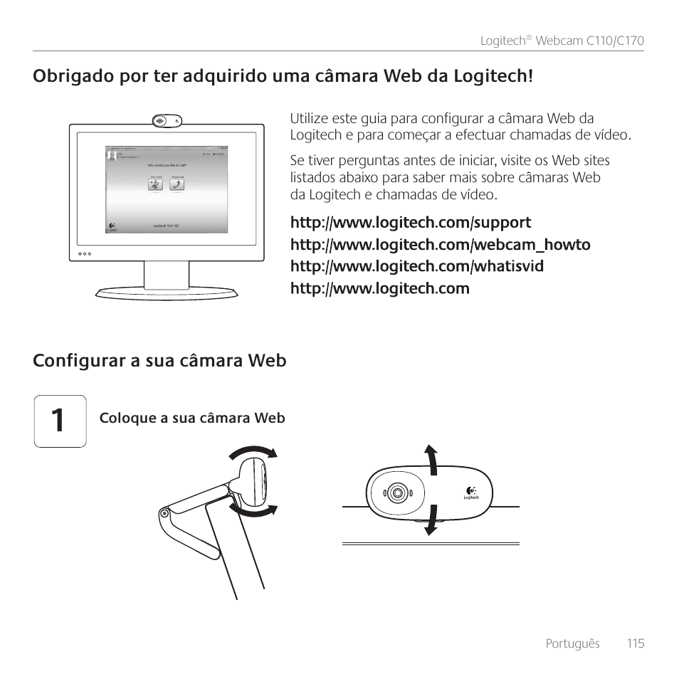 Logitech C110 User Manual | Page 115 / 160