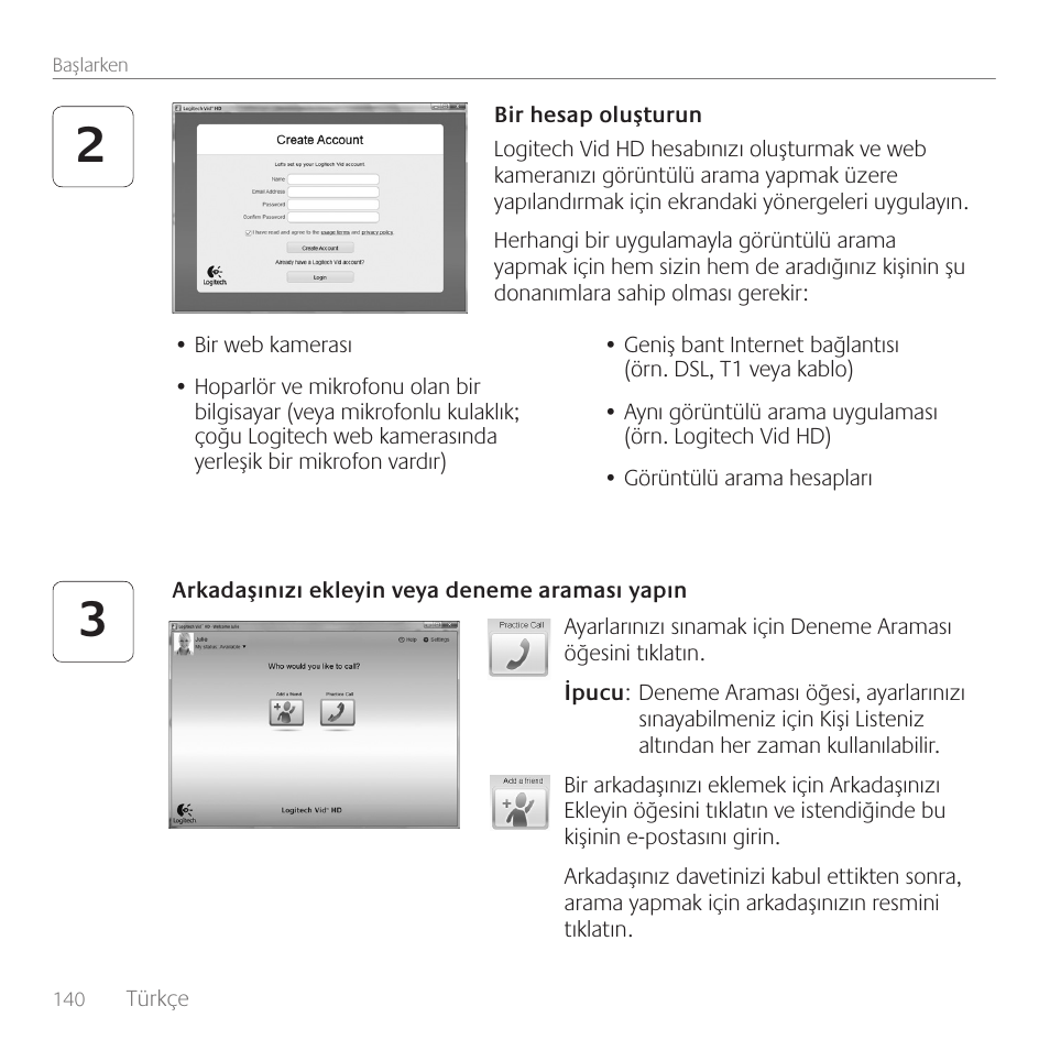 Logitech C110 User Manual | Page 140 / 160