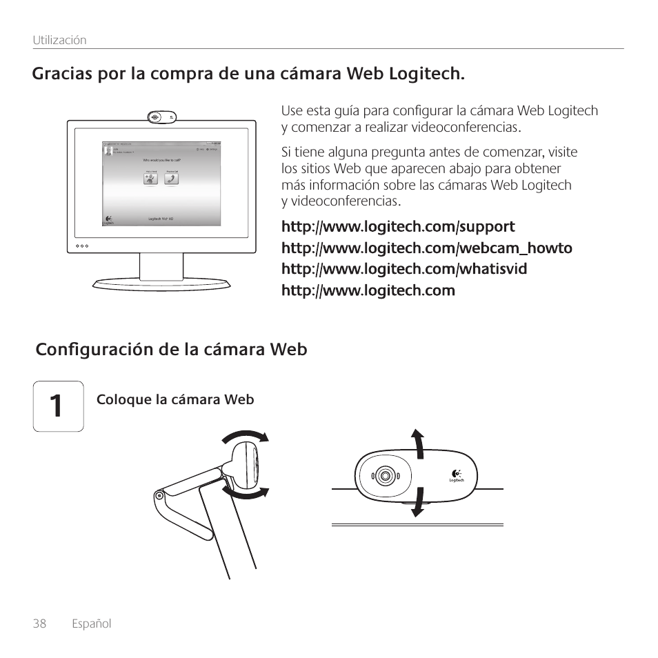 Logitech C110 User Manual | Page 38 / 160