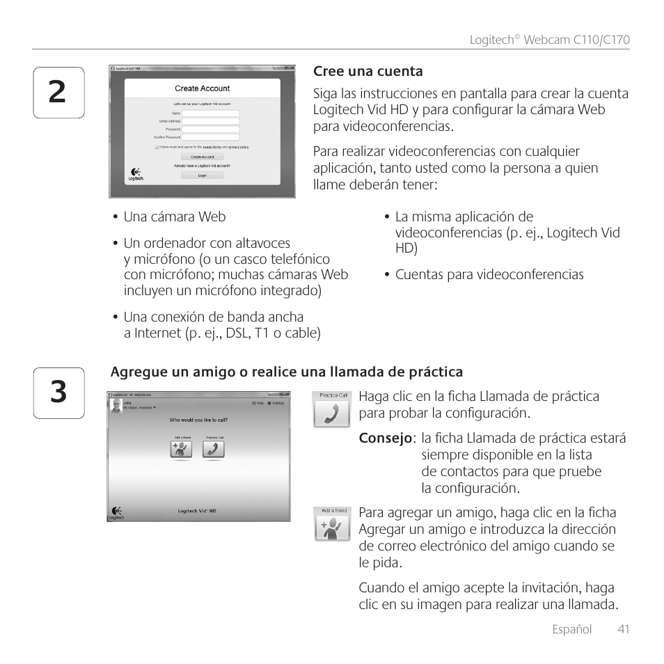 Logitech C110 User Manual | Page 41 / 160