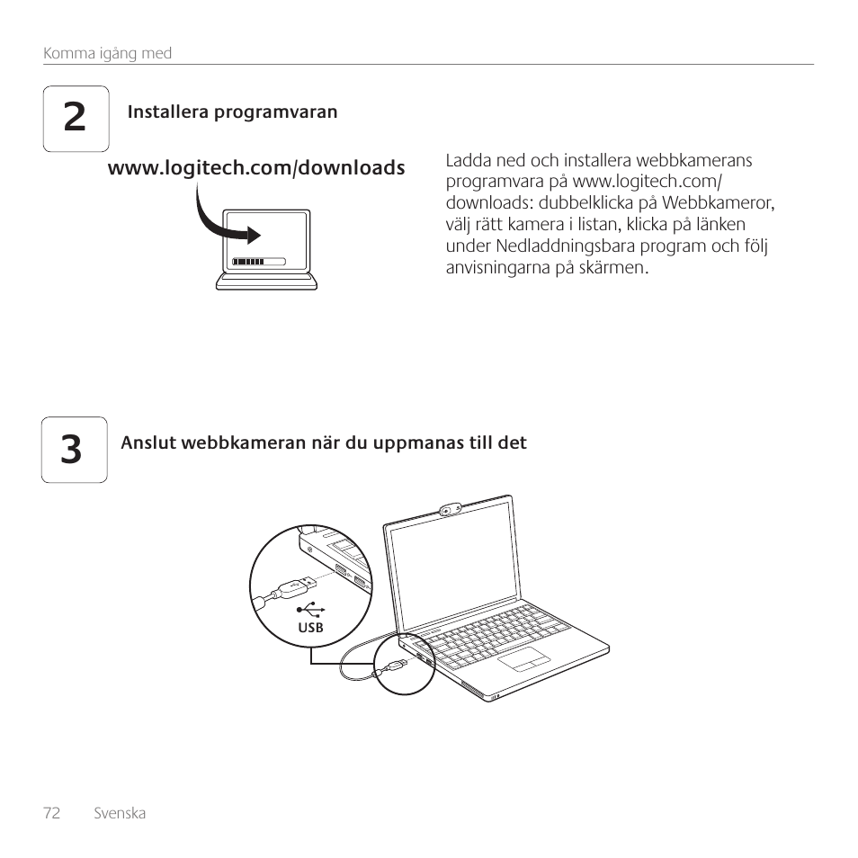 Logitech C110 User Manual | Page 72 / 160