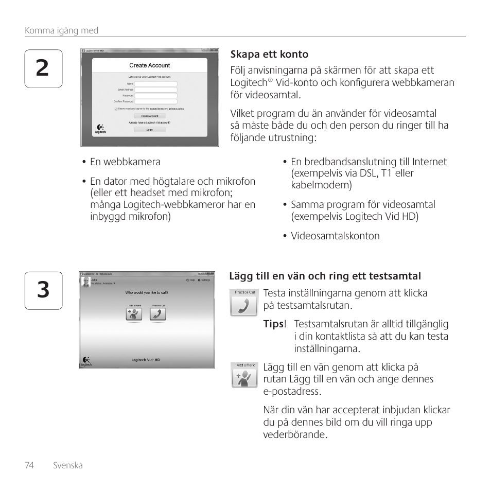 Logitech C110 User Manual | Page 74 / 160