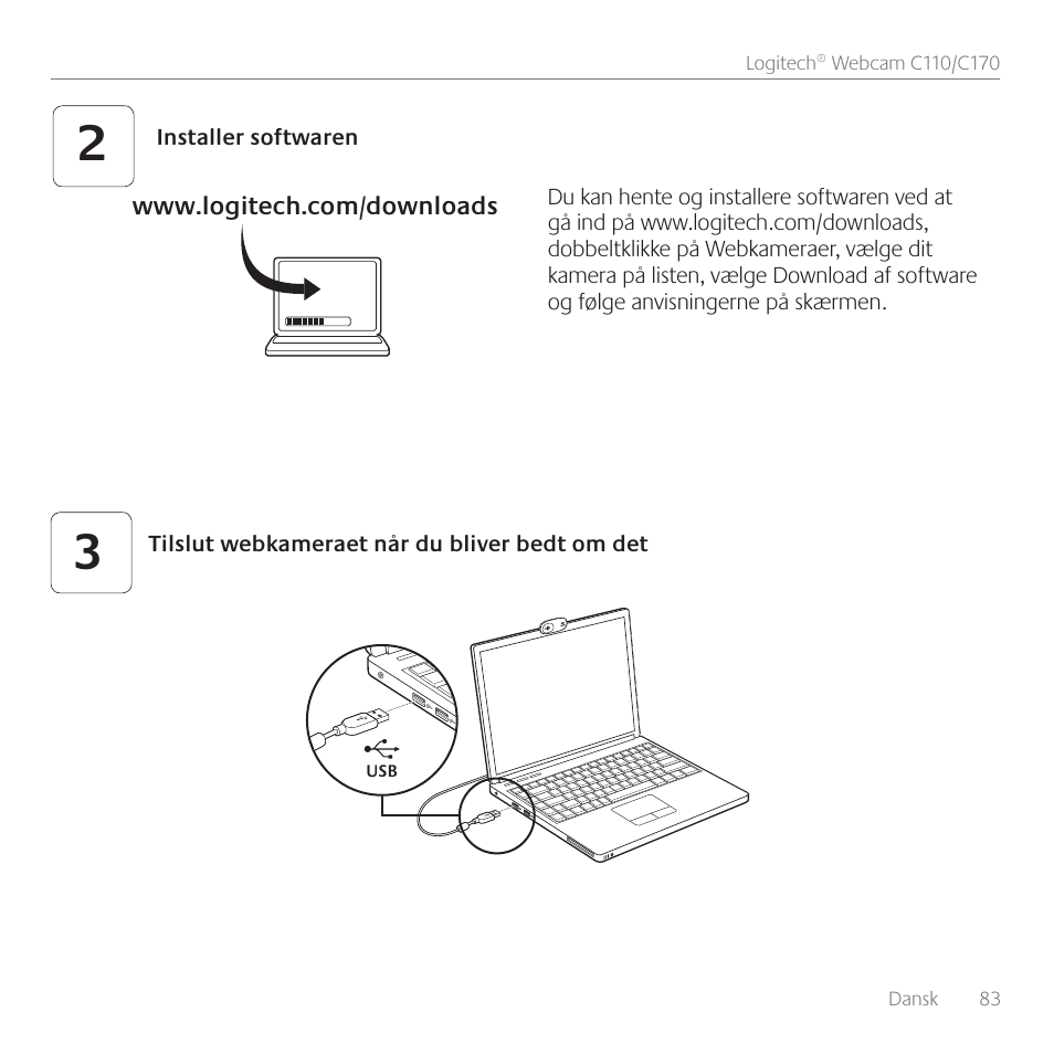 Logitech C110 User Manual | Page 83 / 160