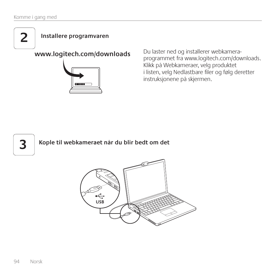 Logitech C110 User Manual | Page 94 / 160