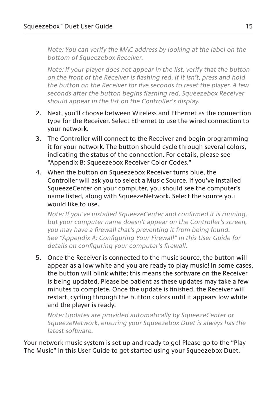 Logitech Squeezebox Duet User Manual | Page 16 / 45