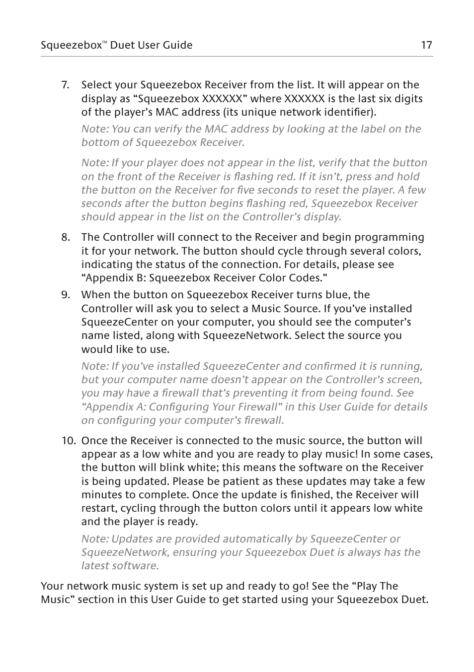 Logitech Squeezebox Duet User Manual | Page 18 / 45