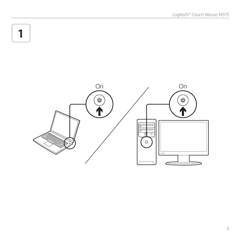 Logitech Couch Mouse M515 User Manual | Page 3 / 37