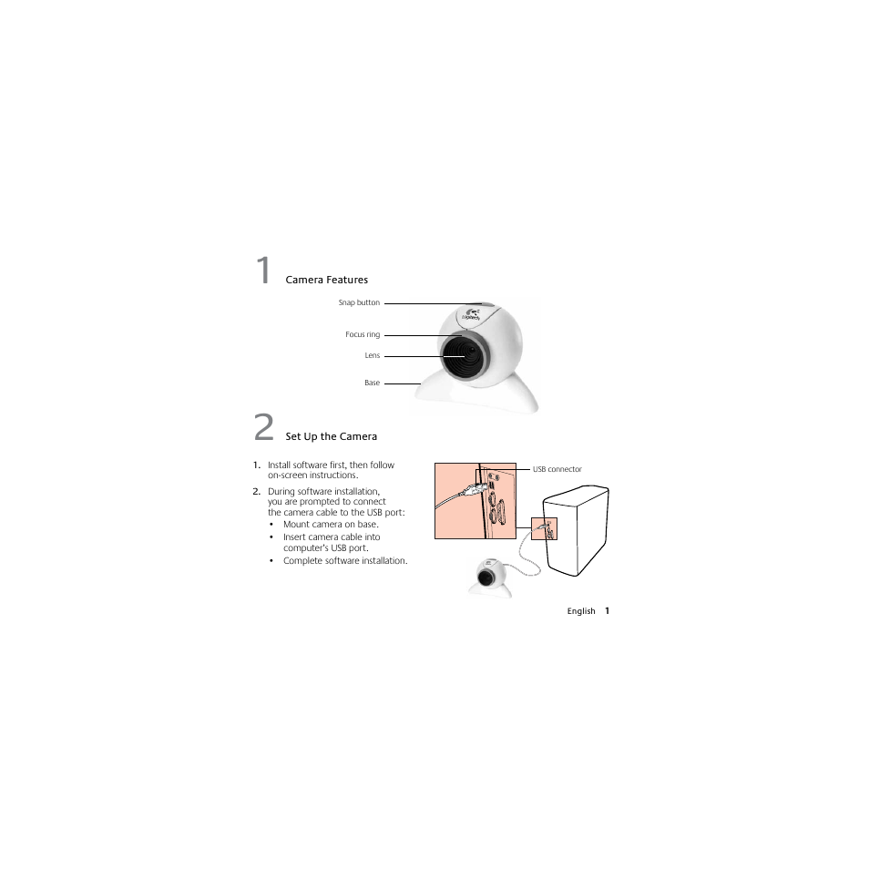 Logitech QuickCam 622866-1403 User Manual | Page 5 / 24