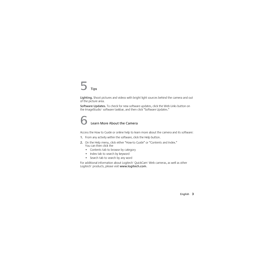 Logitech QuickCam 622866-1403 User Manual | Page 7 / 24