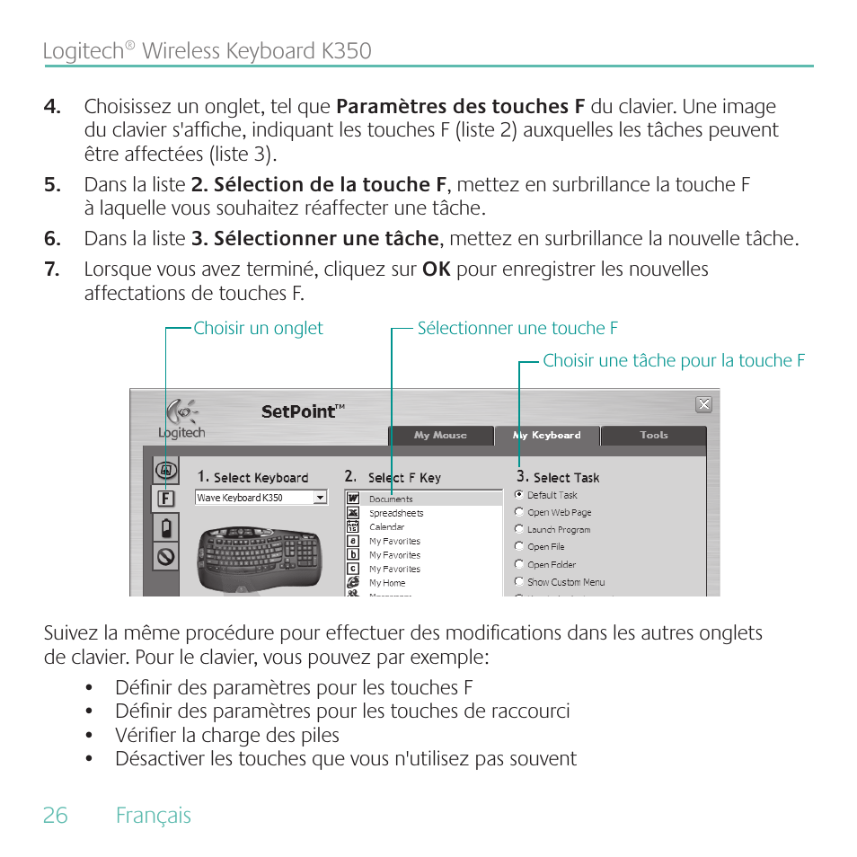 Logitech K350 User Manual | Page 26 / 40