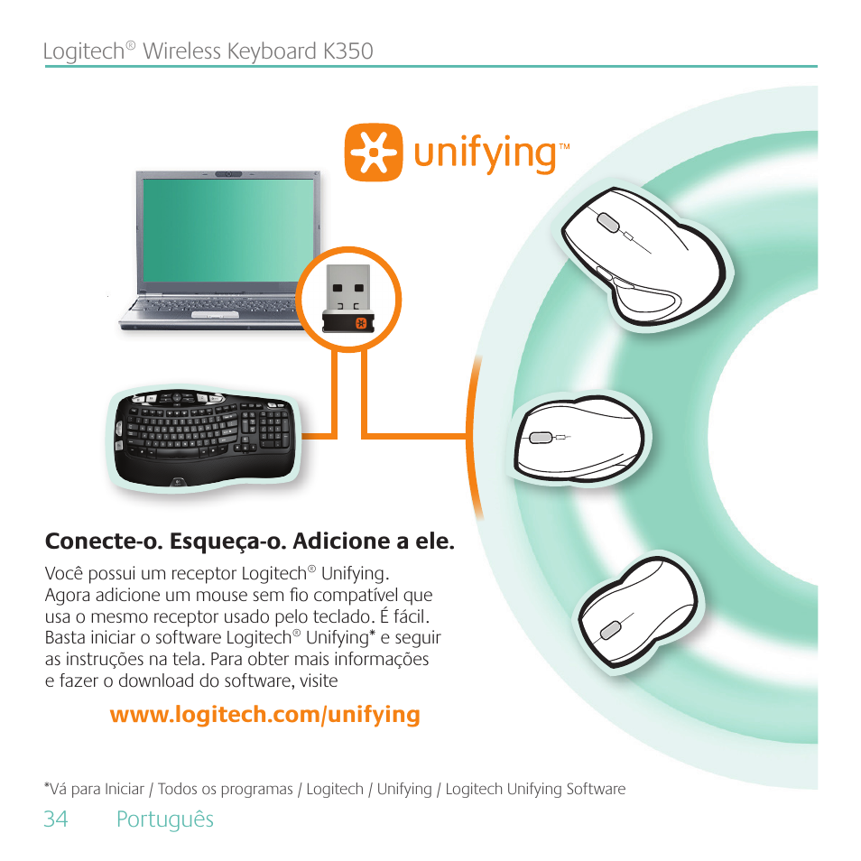 Logitech K350 User Manual | Page 34 / 40