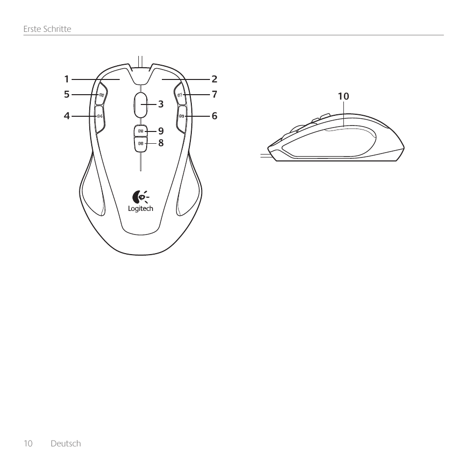 Logitech Gaming Mouse G300 User Manual | Page 10 / 80