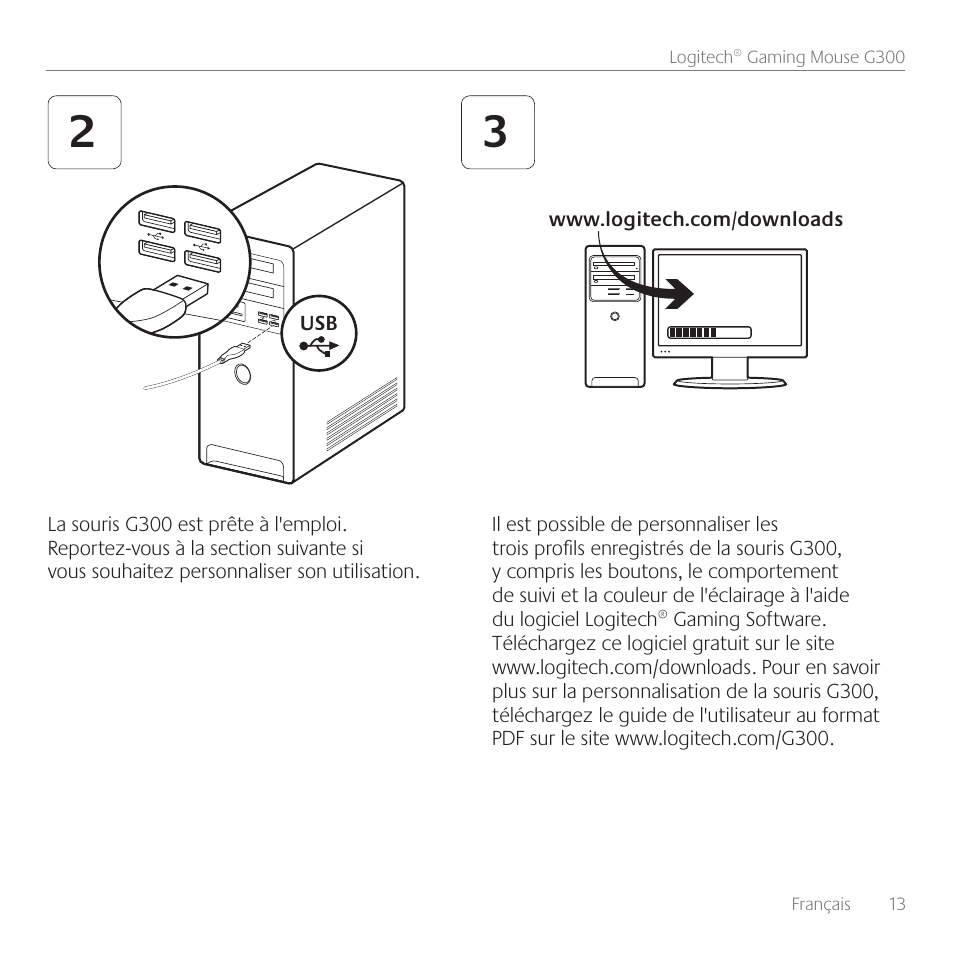 Logitech Gaming Mouse G300 User Manual | Page 13 / 80