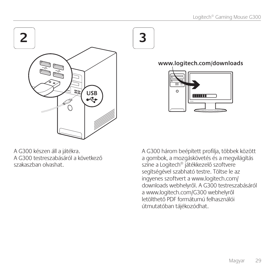 Logitech Gaming Mouse G300 User Manual | Page 29 / 80