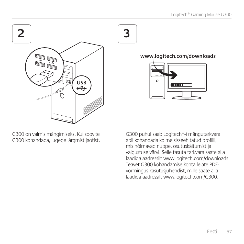 Logitech Gaming Mouse G300 User Manual | Page 57 / 80