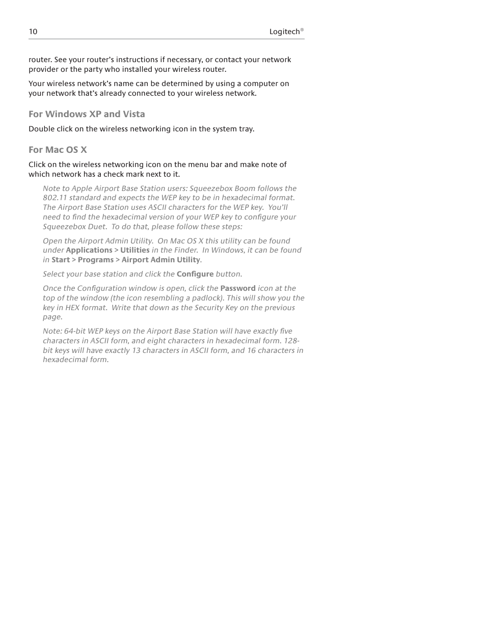 Logitech Squeezebox Boom User Manual | Page 11 / 44
