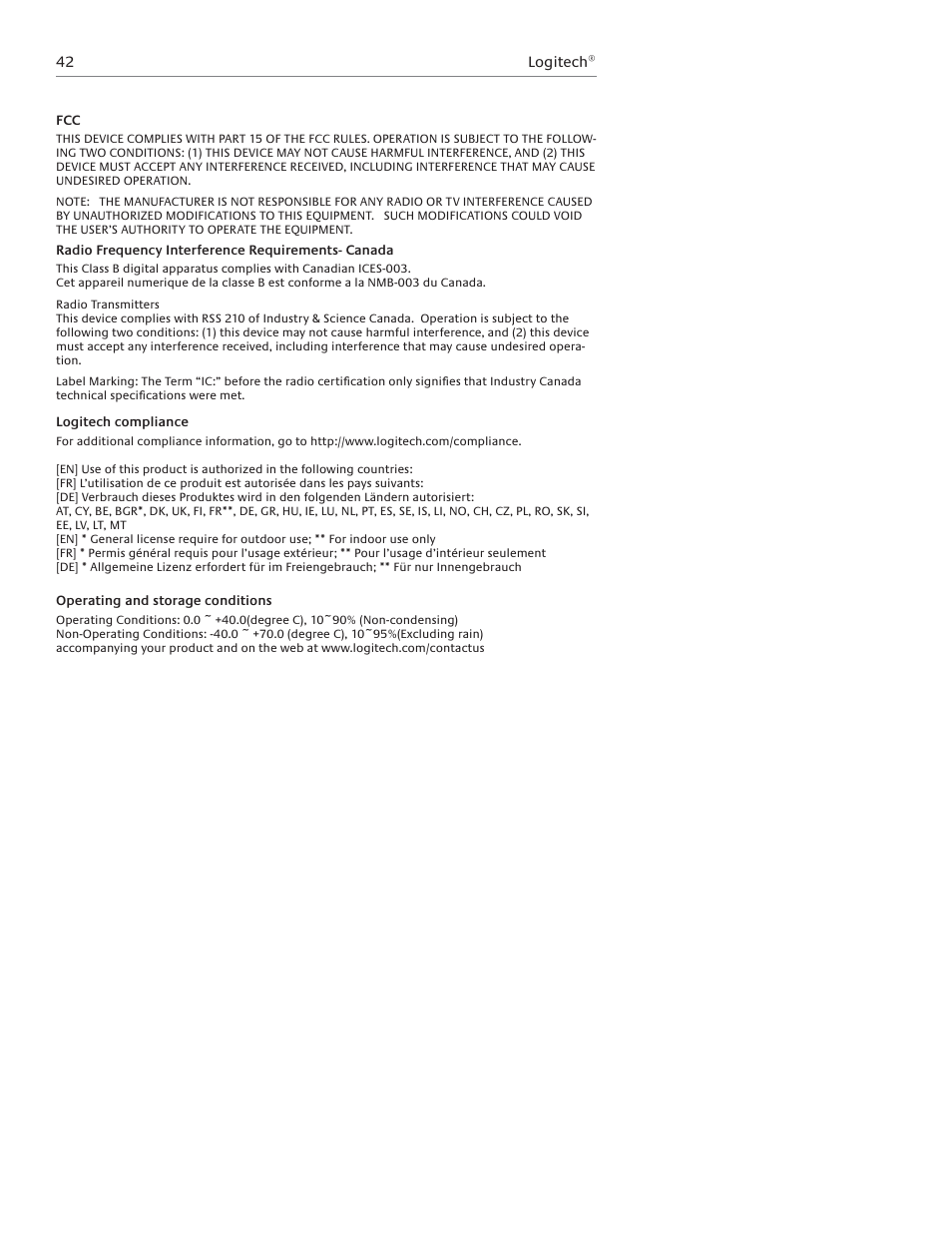 Logitech Squeezebox Boom User Manual | Page 43 / 44