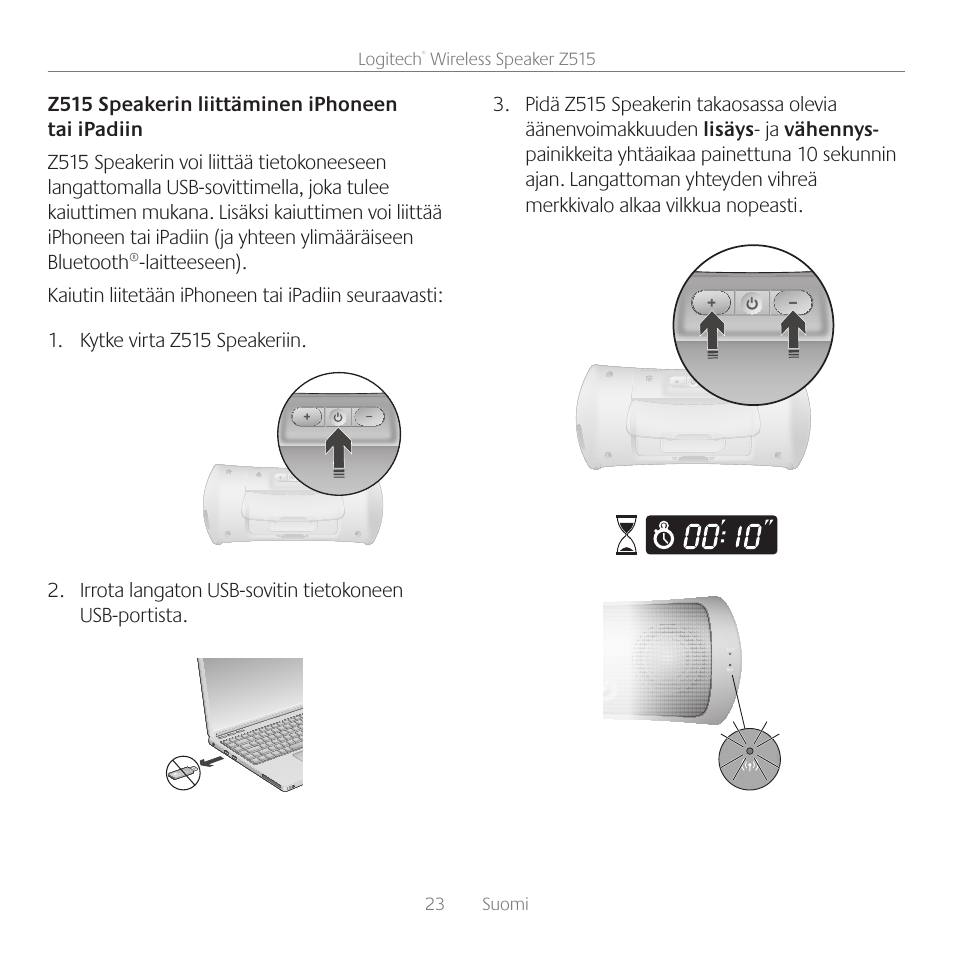 Logitech Z515 User Manual | Page 23 / 60