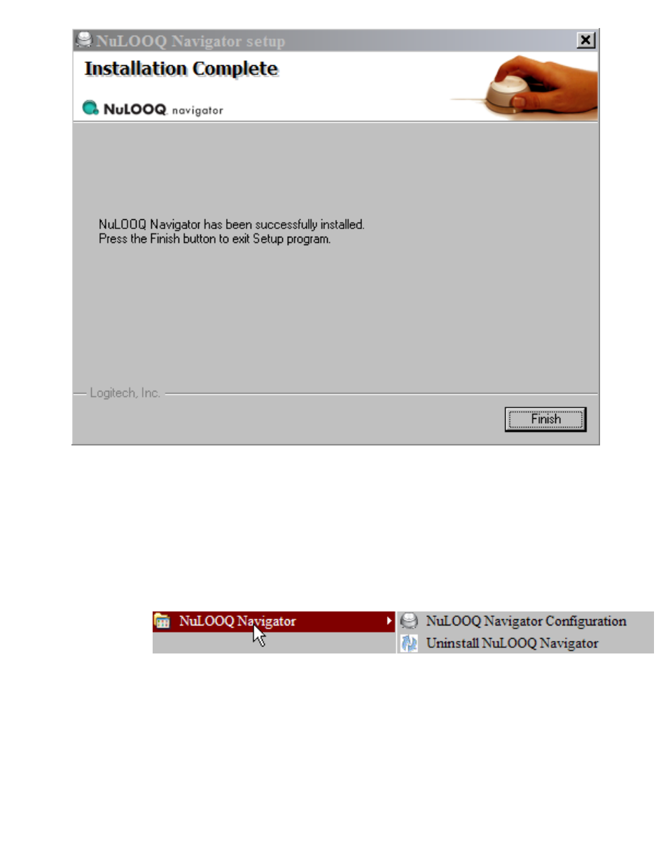 Uninstalling nulooq navigator | Logitech NuLOOQ User Manual | Page 15 / 88