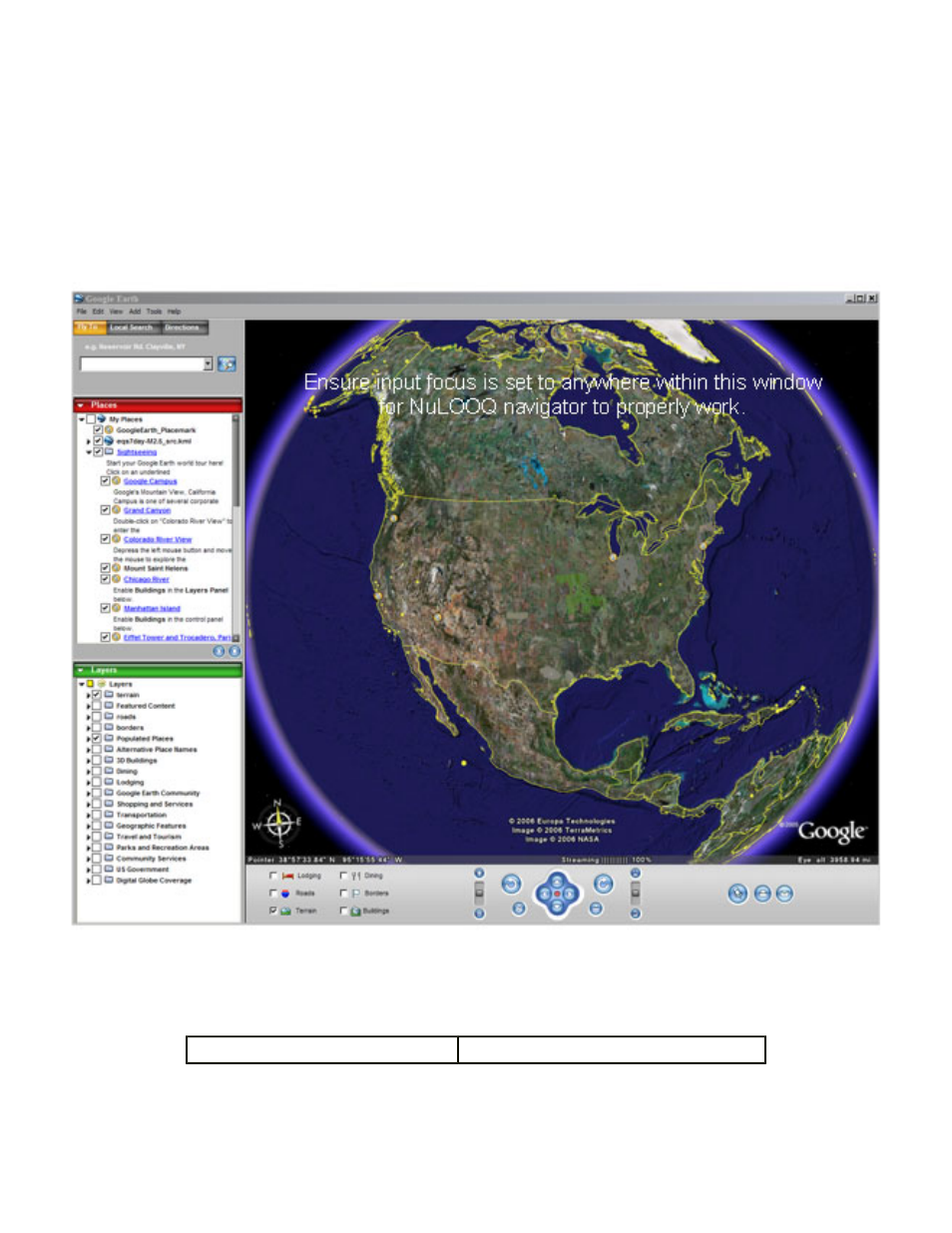 Using nulooq navigator in google earth, Google earth | Logitech NuLOOQ User Manual | Page 69 / 88