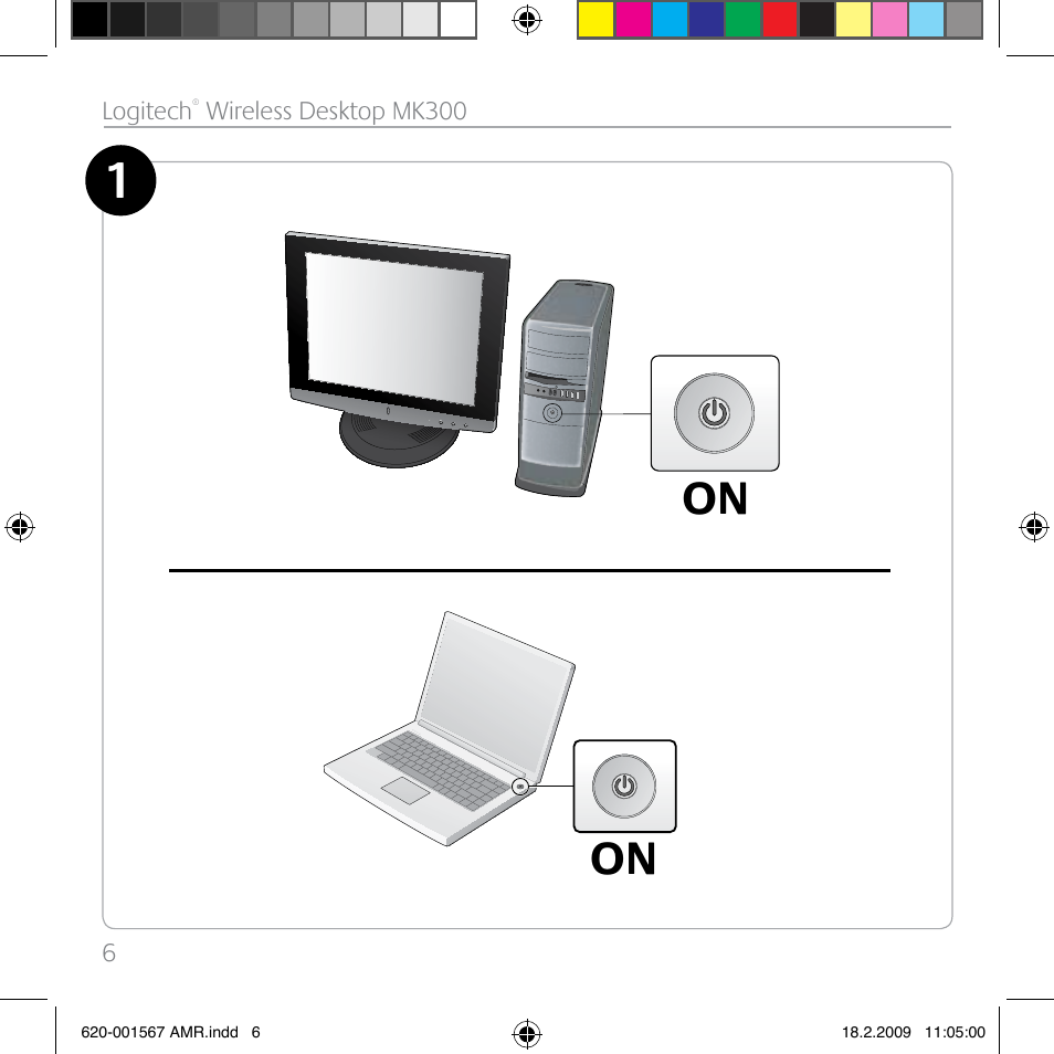 Logitech Wireless Desktop MK300 User Manual | Page 6 / 60