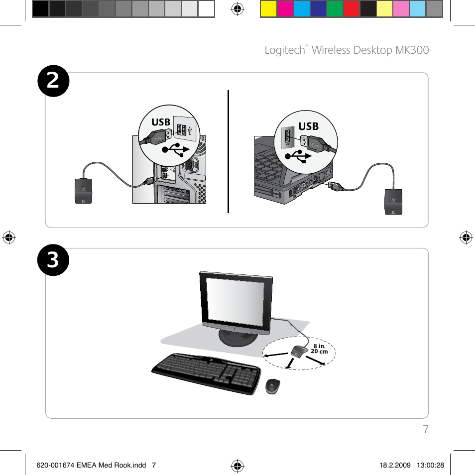 Logitech MK300 User Manual | Page 7 / 72