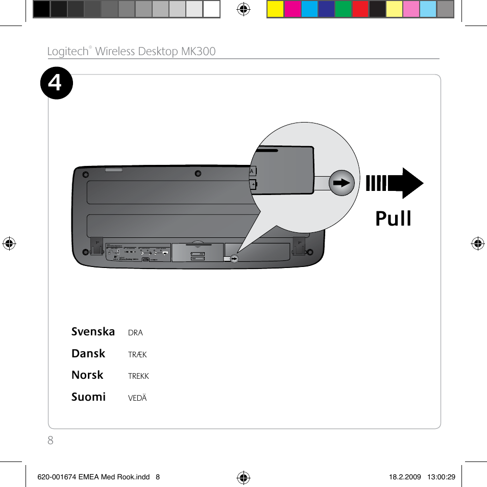 Pull | Logitech MK300 User Manual | Page 8 / 72