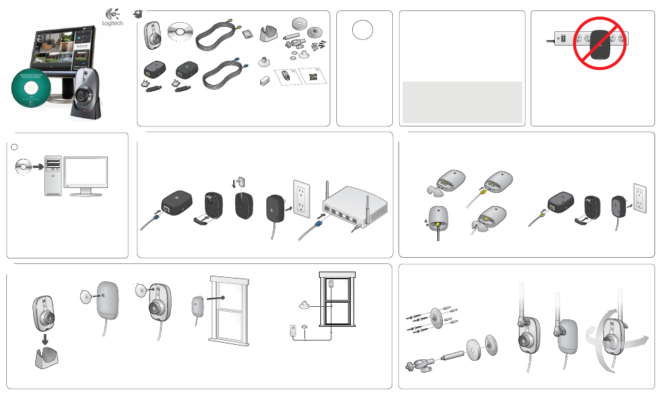 Logitech Alert 700i Indoor Add-On Camera 961-000330 User Manual | 2 pages