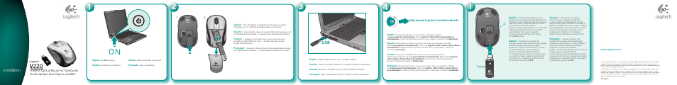Logitech V220 User Manual | 2 pages