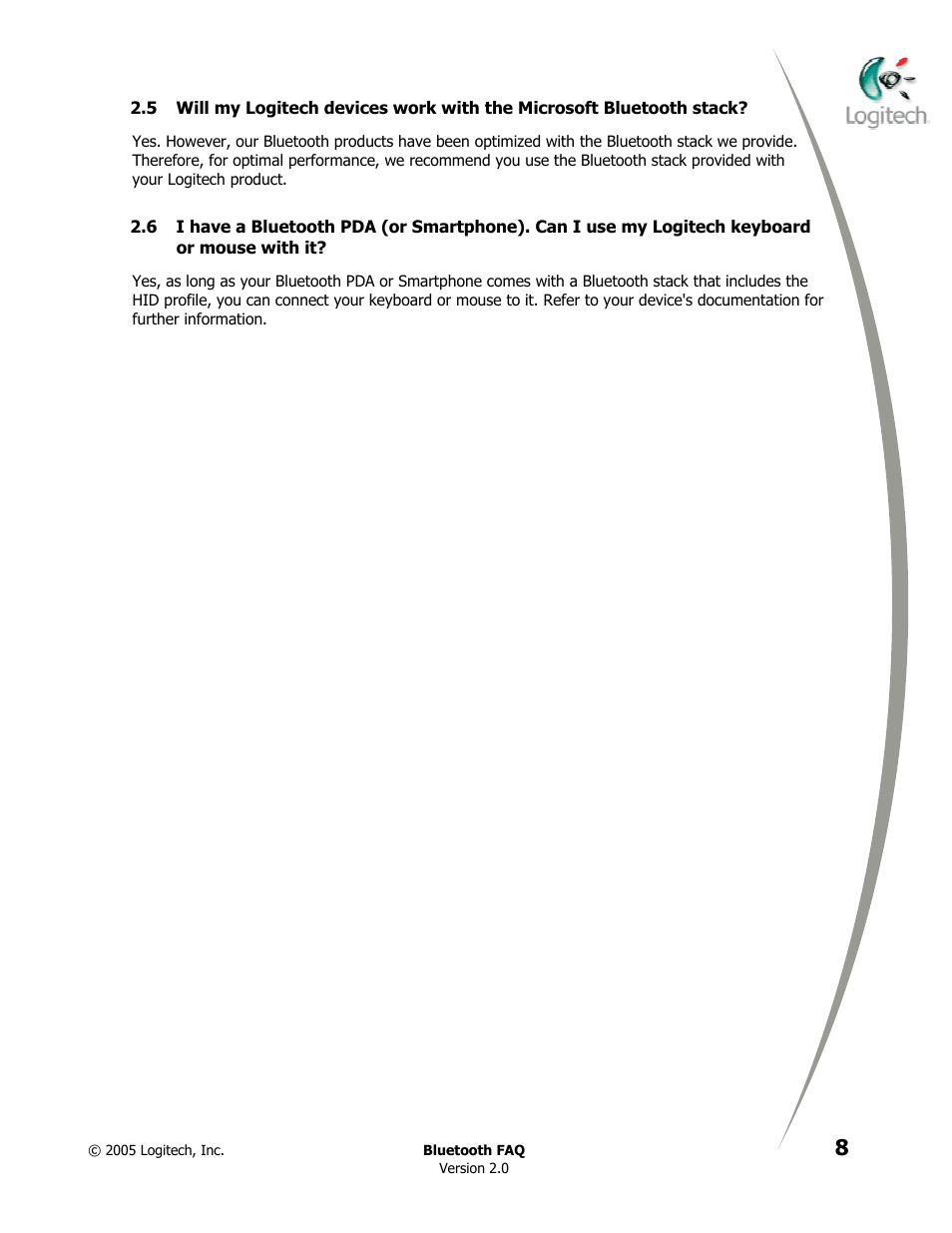 Logitech CORDLESS DESKTOP MX 5000 LASER User Manual | Page 12 / 34