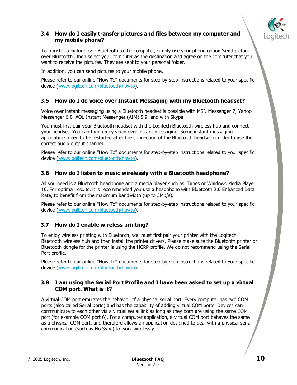 How do i enable wireless printing, Port. what is it | Logitech CORDLESS DESKTOP MX 5000 LASER User Manual | Page 14 / 34