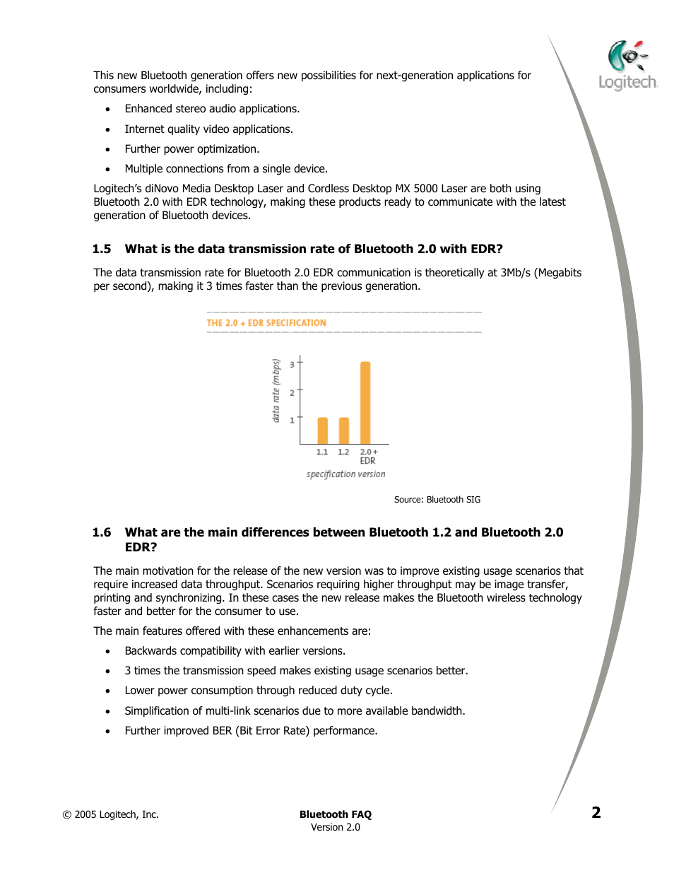 Logitech CORDLESS DESKTOP MX 5000 LASER User Manual | Page 6 / 34