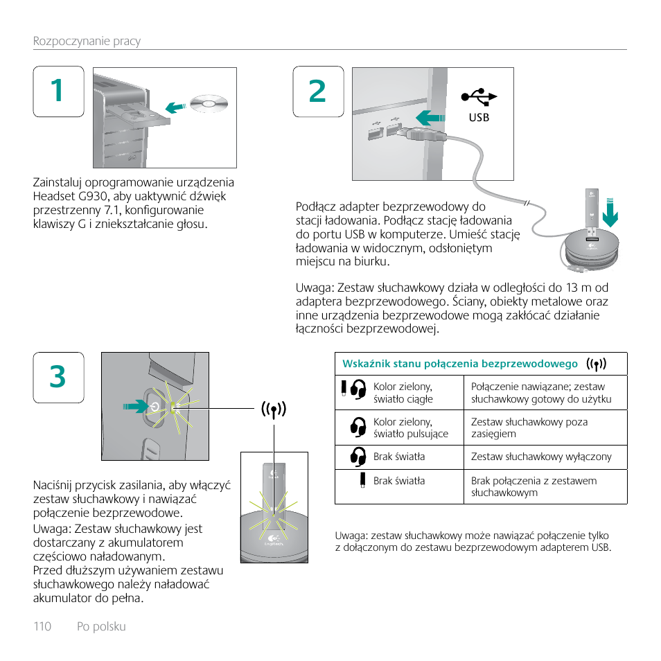 Logitech G930 User Manual | Page 110 / 120