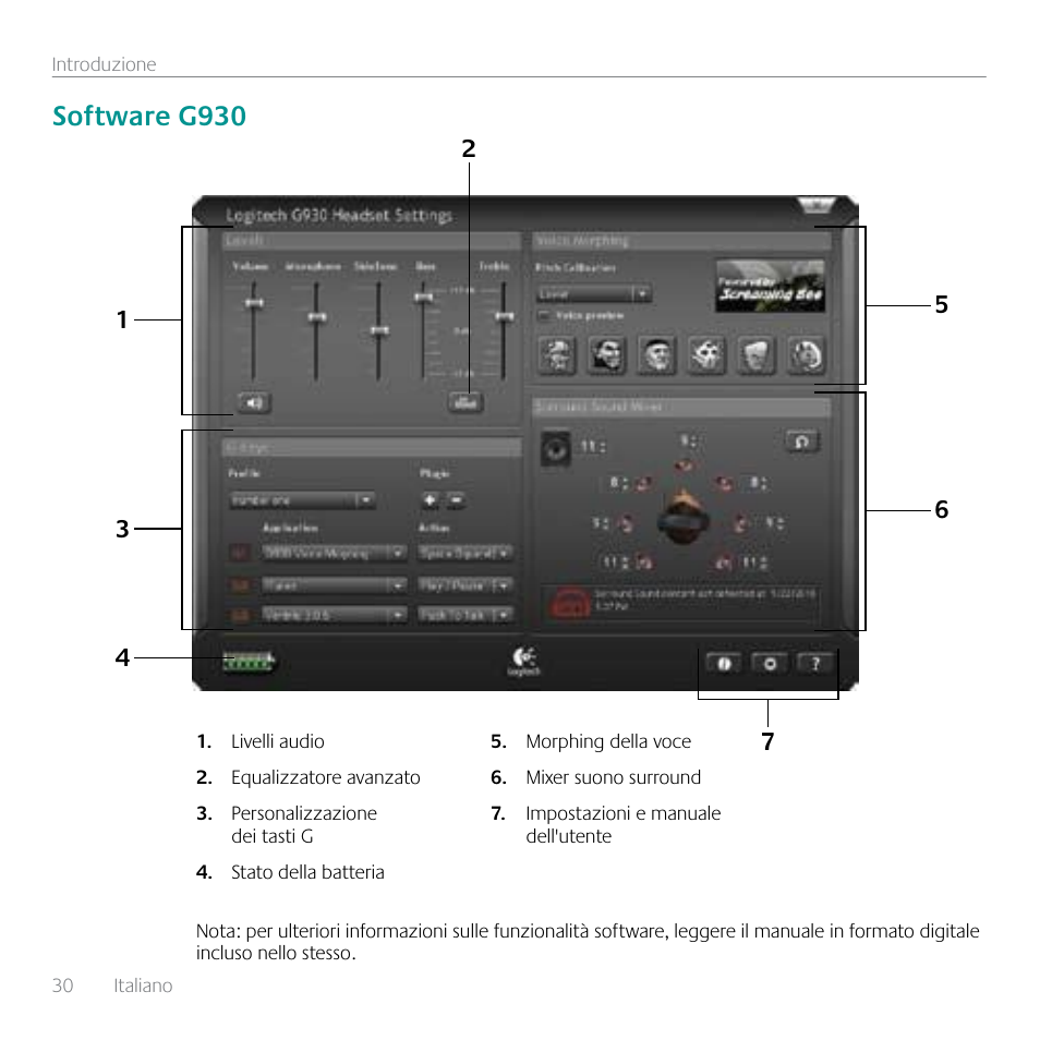 Software g930 | Logitech G930 User Manual | Page 30 / 120