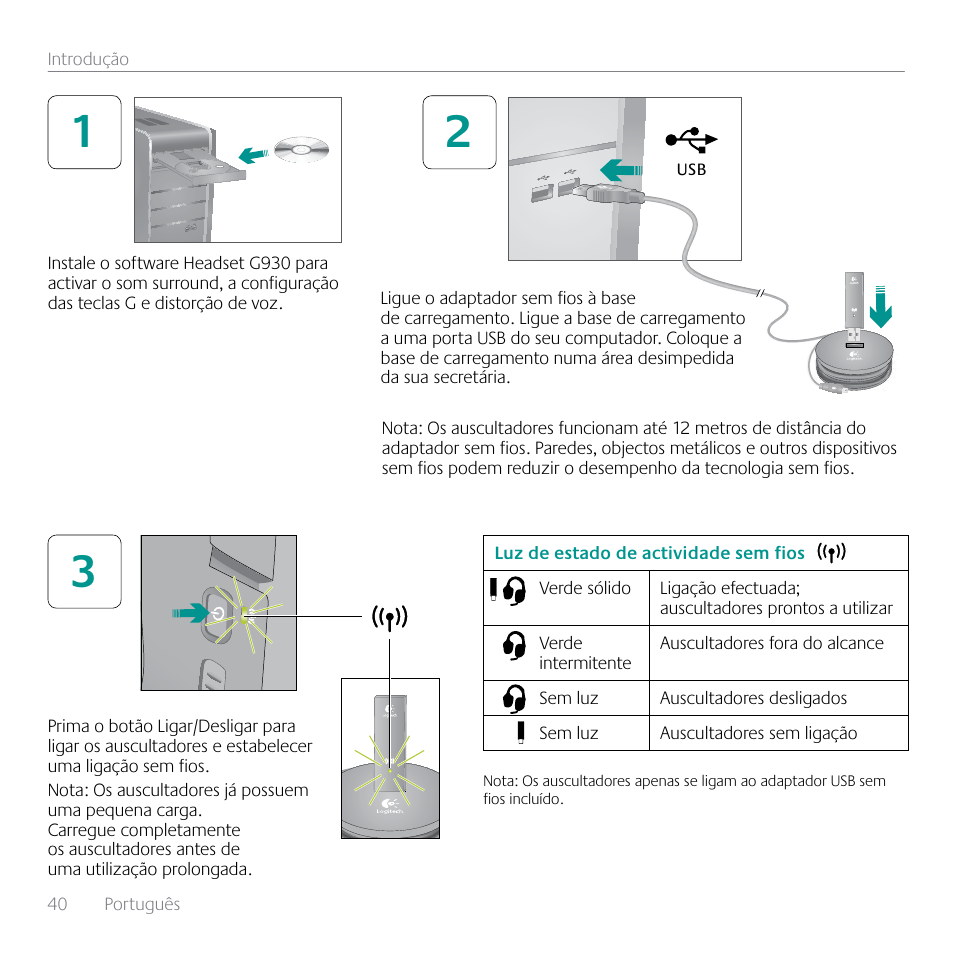 Logitech G930 User Manual | Page 40 / 120