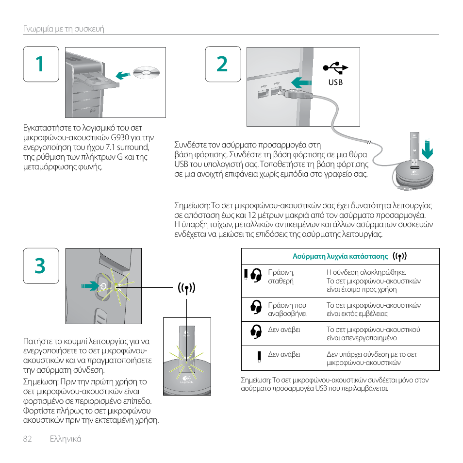 Logitech G930 User Manual | Page 82 / 120