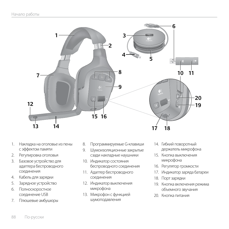 Logitech G930 User Manual | Page 88 / 120