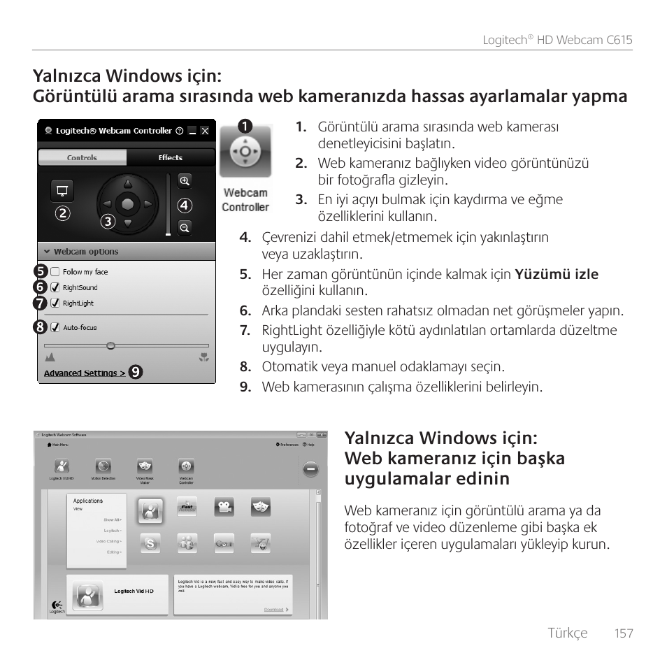 Logitech C615 User Manual | Page 157 / 172