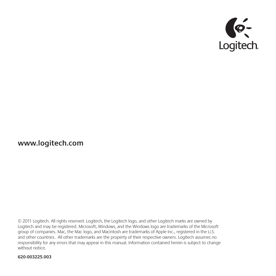 Logitech C615 User Manual | Page 172 / 172