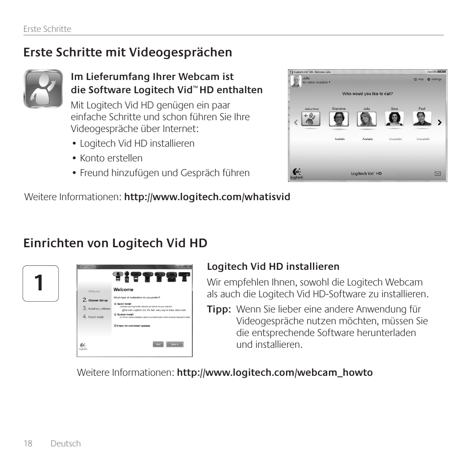 Logitech C615 User Manual | Page 18 / 172