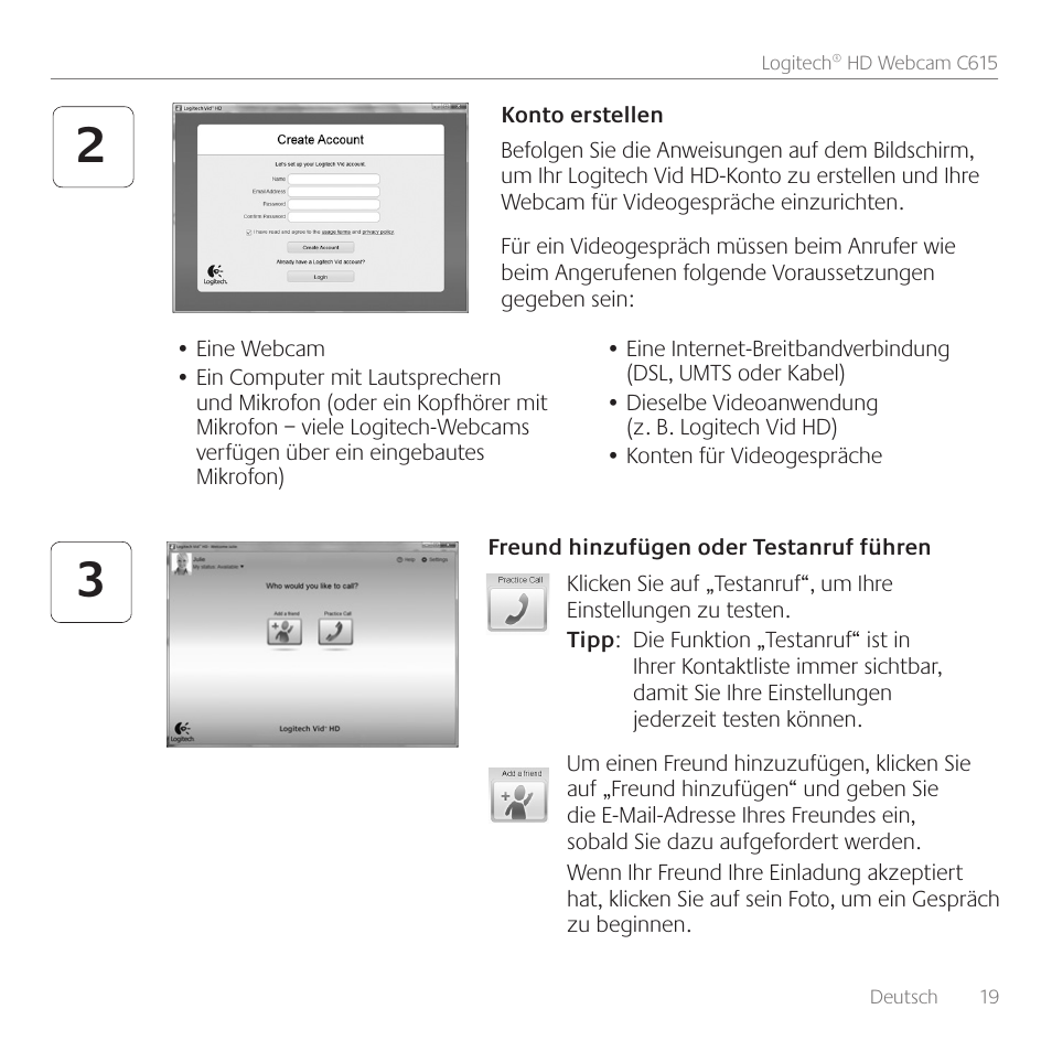 Logitech C615 User Manual | Page 19 / 172