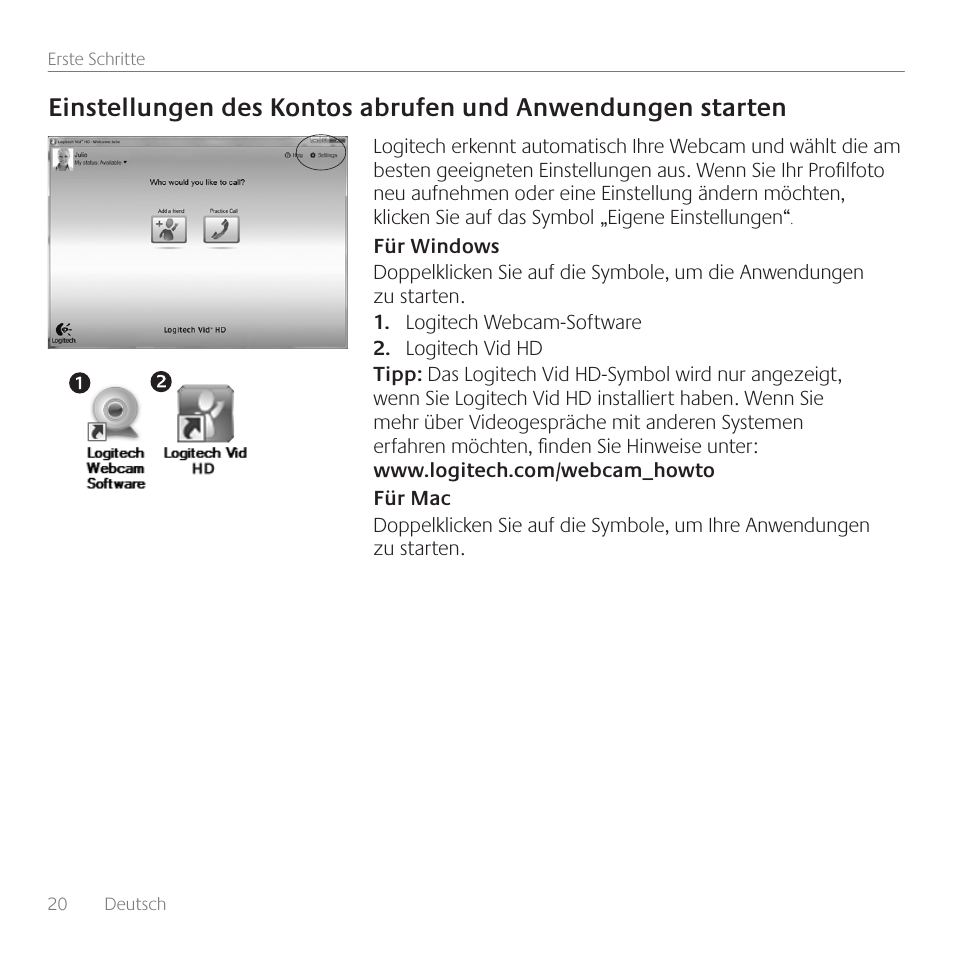 Logitech C615 User Manual | Page 20 / 172