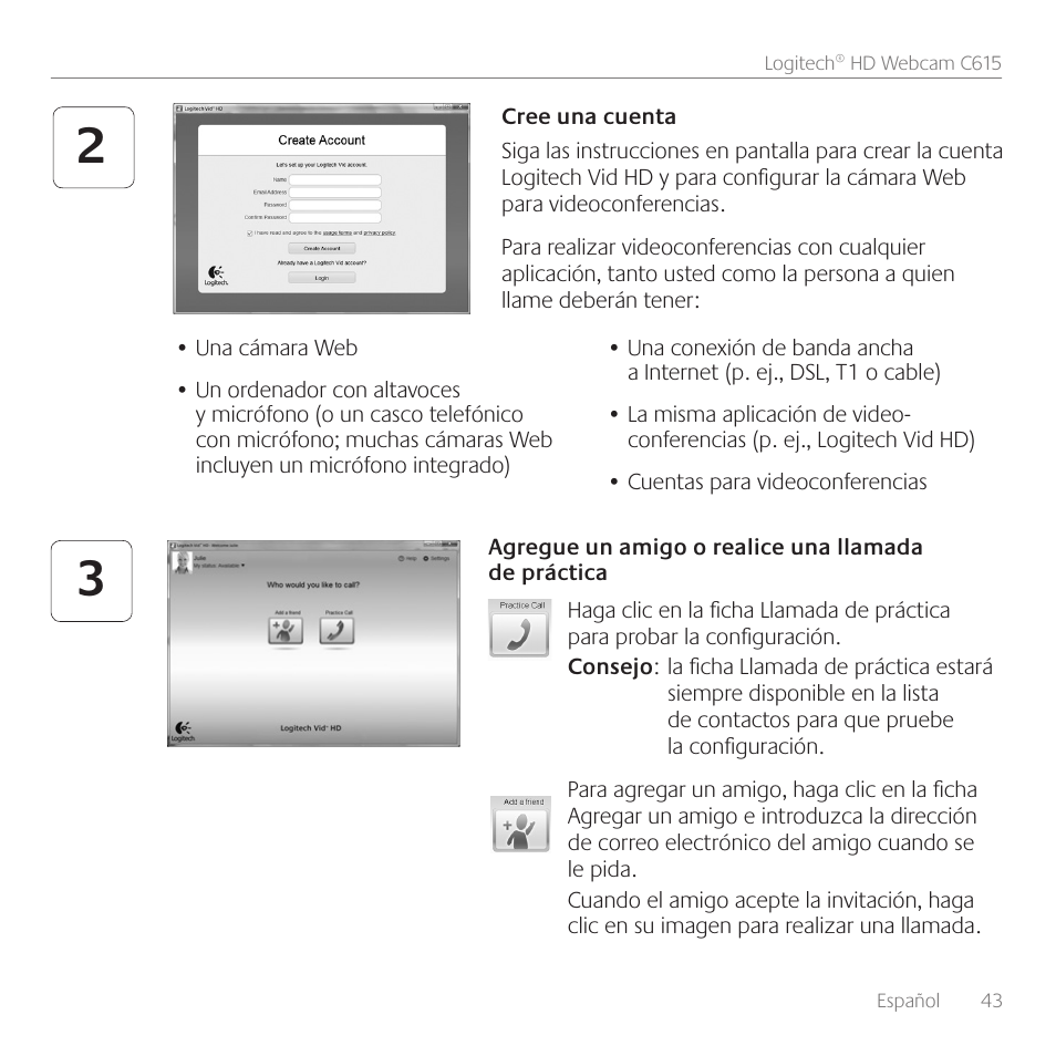 Logitech C615 User Manual | Page 43 / 172
