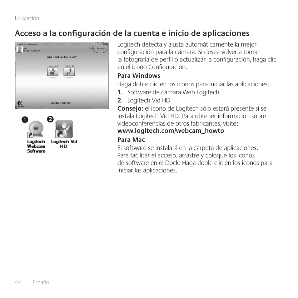 Logitech C615 User Manual | Page 44 / 172